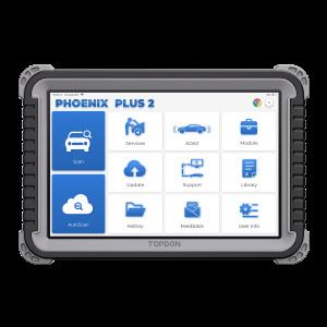 Topdon Phoenix Plus 2 ECU koding 41+ funkcija canFD DoIP FCA