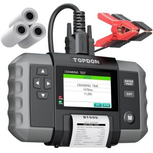Topdon BT600 Ispitivač akumulatora Battery Tester 12/24V sa printerom