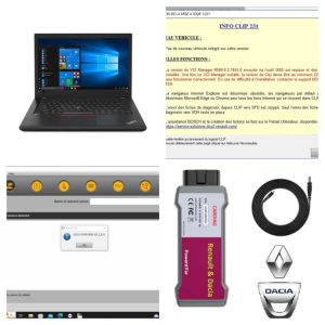 Renault Auto Dijagnostički Alat za sve sustave OBD2 Can Clip 231 HR
