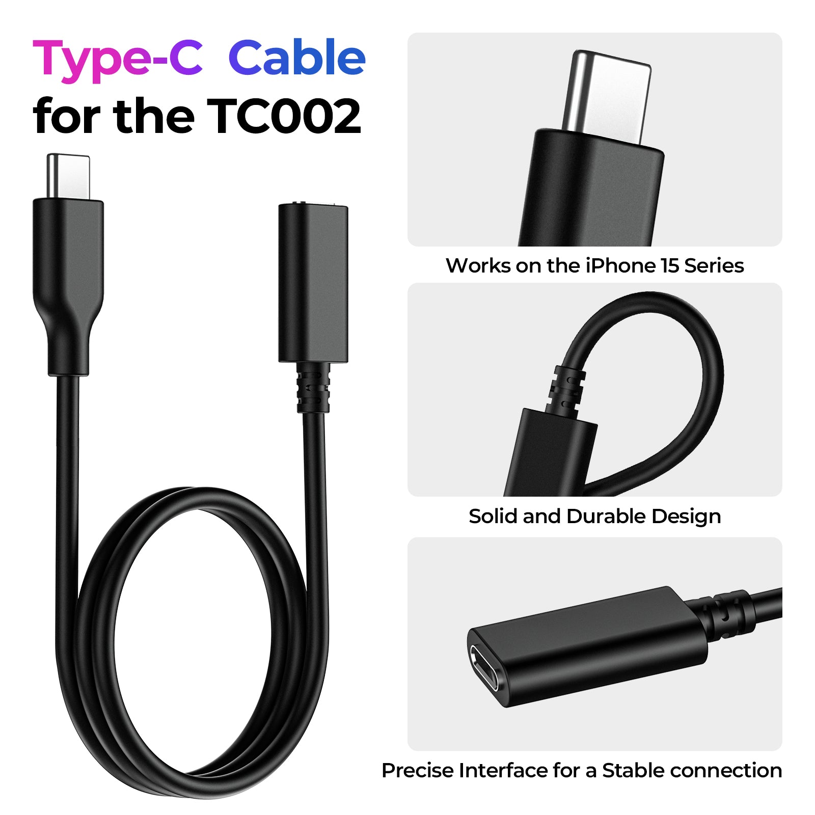 TOPDON Type-C Cable for TC002 Car Diag