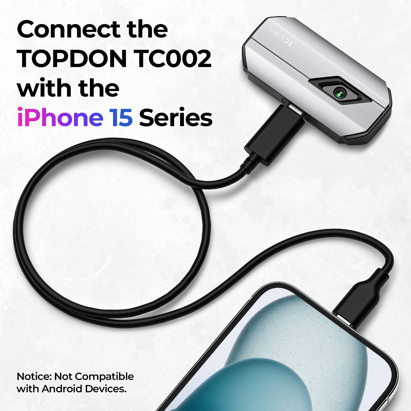TOPDON Type-C Cable for TC002 Car Diag