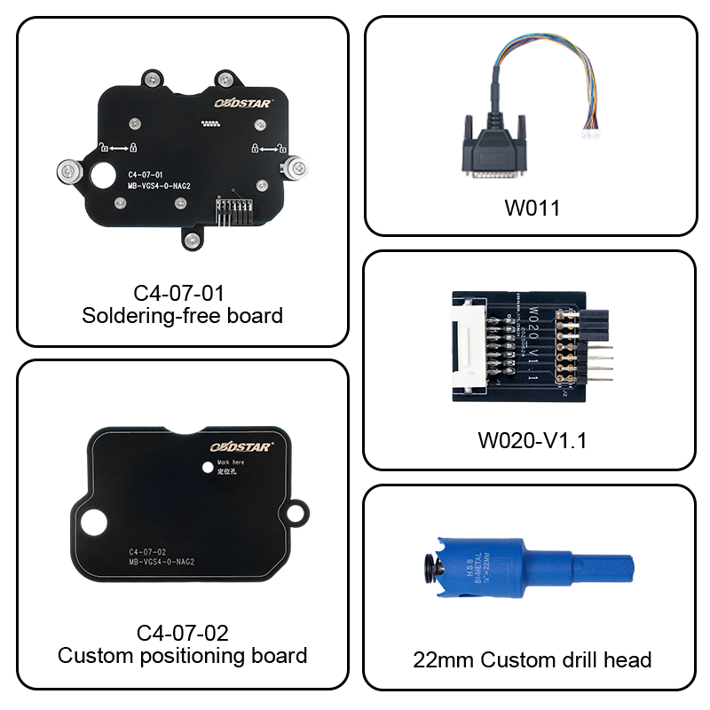 OBDSTAR C4-07(MB-VGS4-0-NAG2) ADAPTER KIT image 1