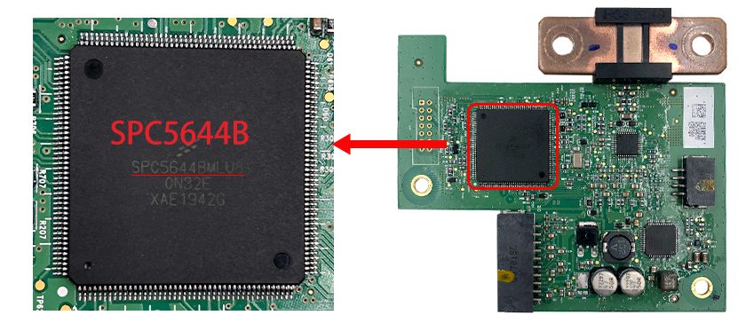 Supported chip models：SPC5644B