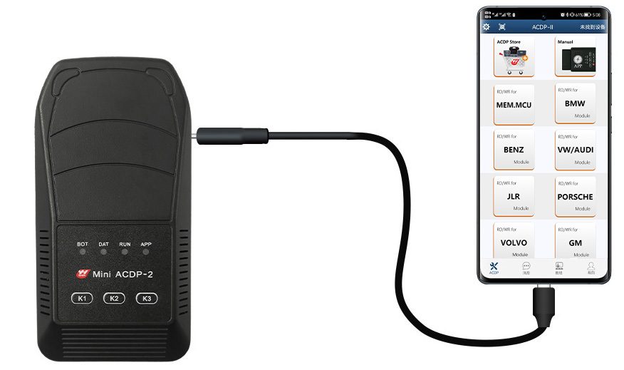 ACDP-2 connection Android