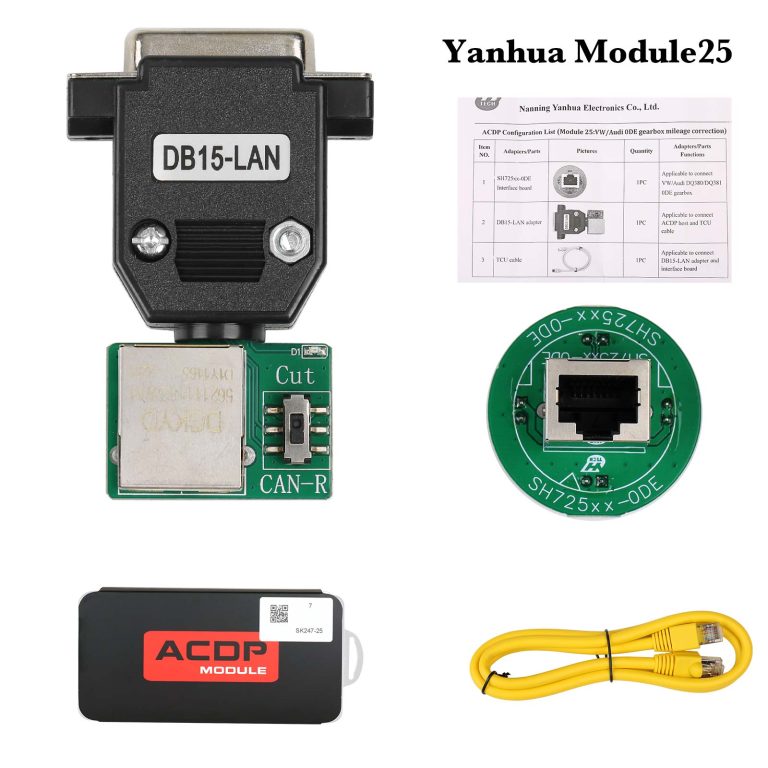 Yanhua ACDP modul 25 - VW / Audi 0DE TCU