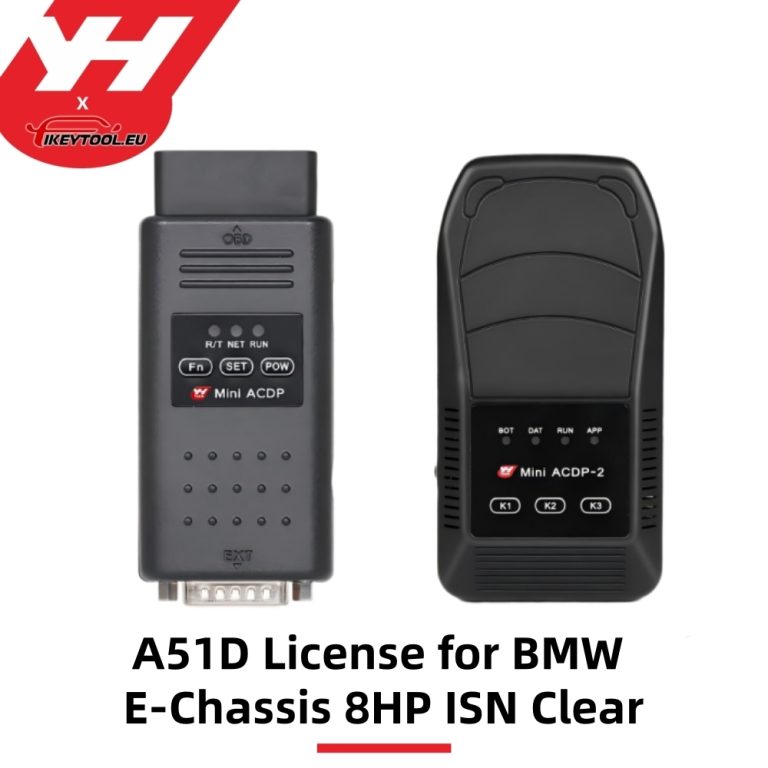 Yanhua ACDP licence A51D - BMW E 8HP