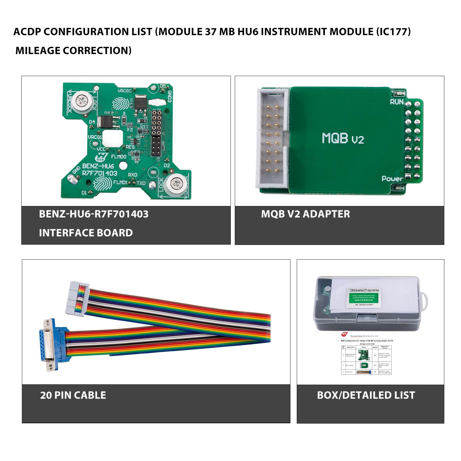 Yanhua ACDP modul 37 - Mercedes-Benz HU6 IC177