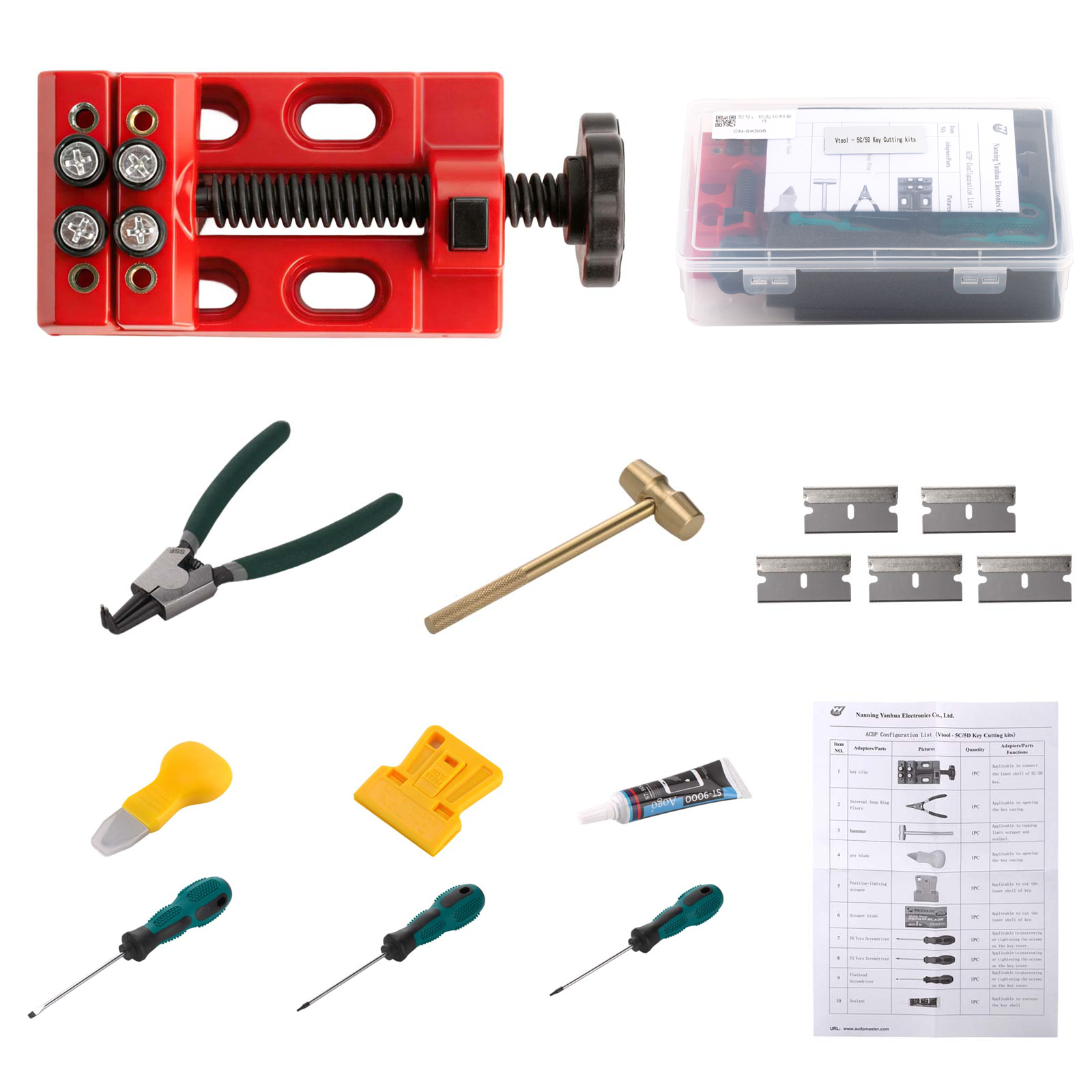 Yanhua ACDP Werkzeug Vtool 5C / 5D - VW / Audi / Porsche